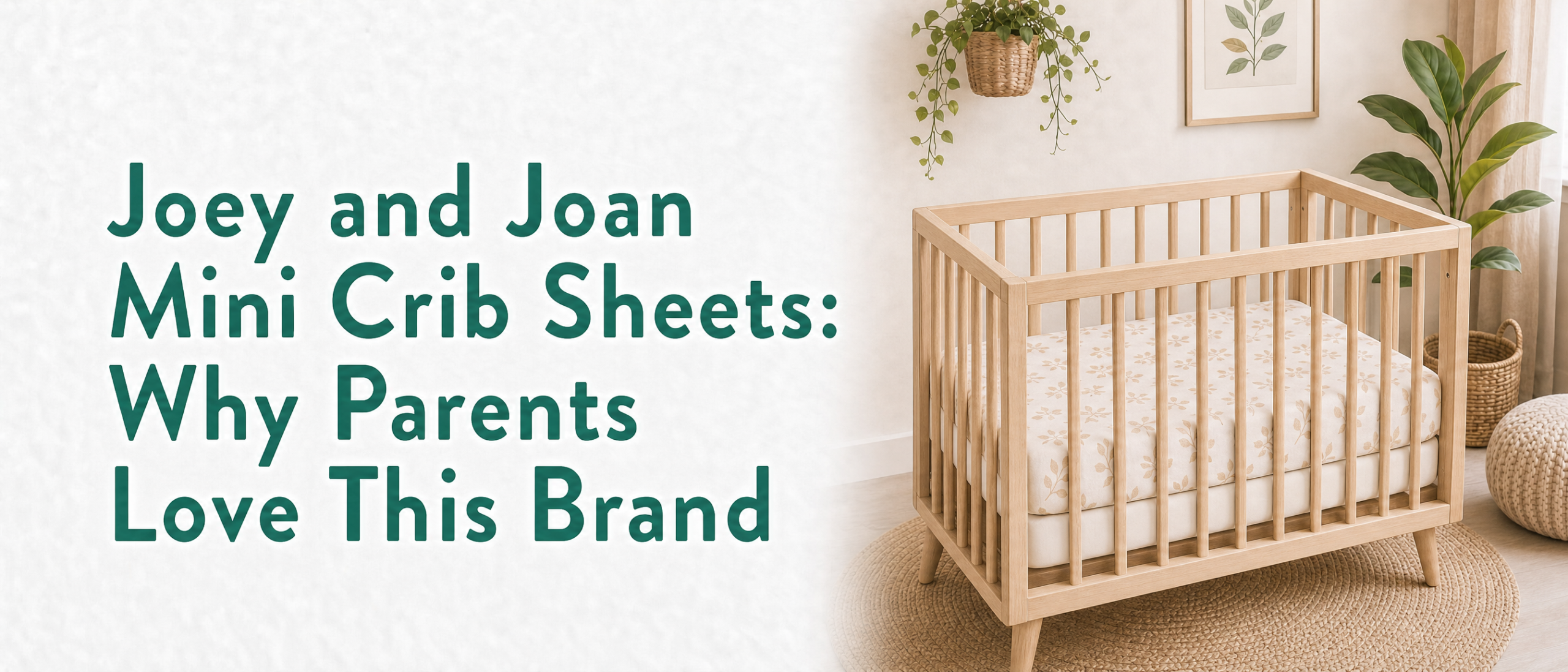 Joey and Joan Mini Crib Sheets: Why Parents Love This Brand