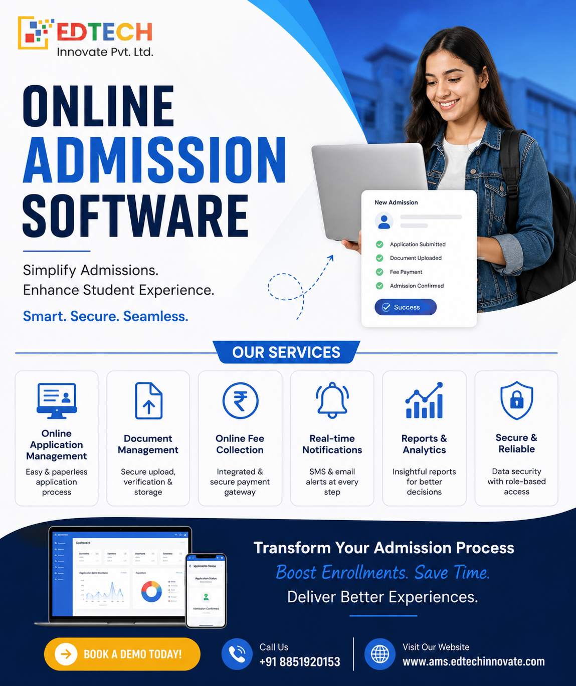 online admission software
