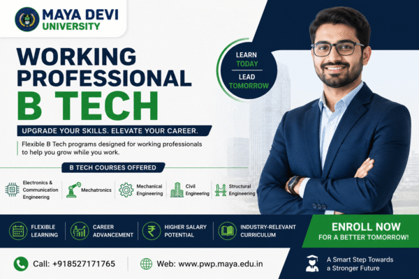 b tech for working professionals