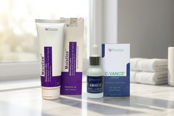 Vitamin C Serum vs Moisturizing Lotion
