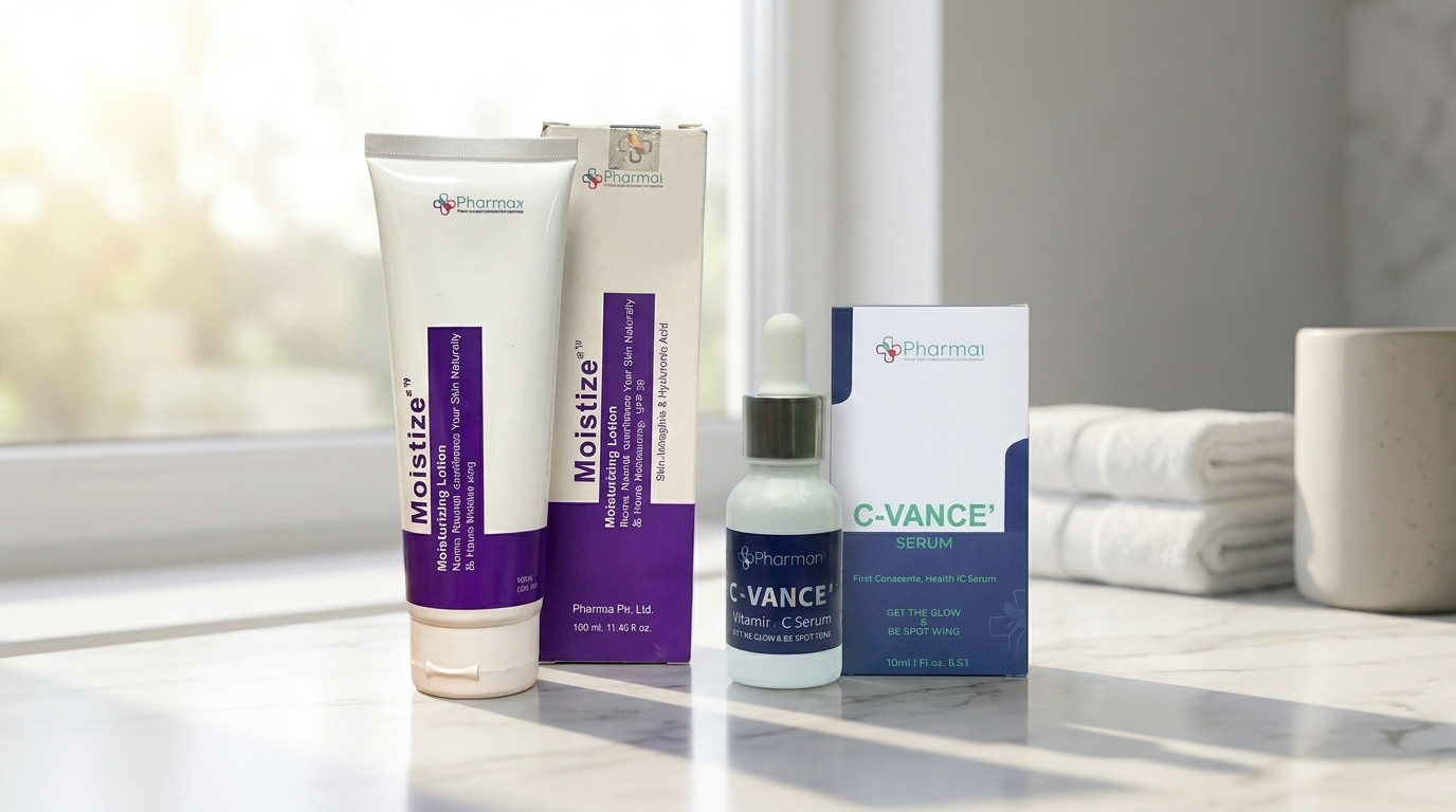 Vitamin C Serum vs Moisturizing Lotion