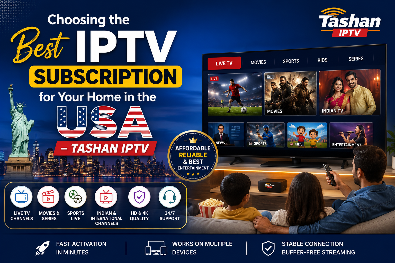 best IPTV subscription plan
