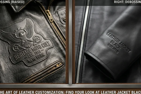 Embossing and Debossing on Leather