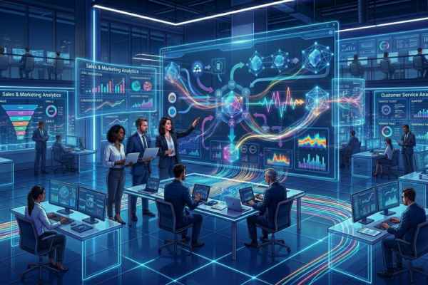 AI and Machine Learning Integration with CRM Data