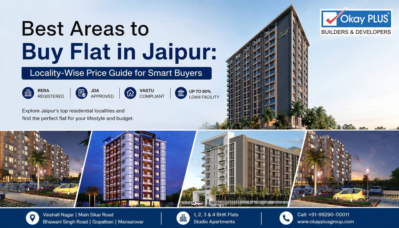Best Areas to Buy Flat in Jaipur: Locality-Wise Price Guide for Smart Buyers