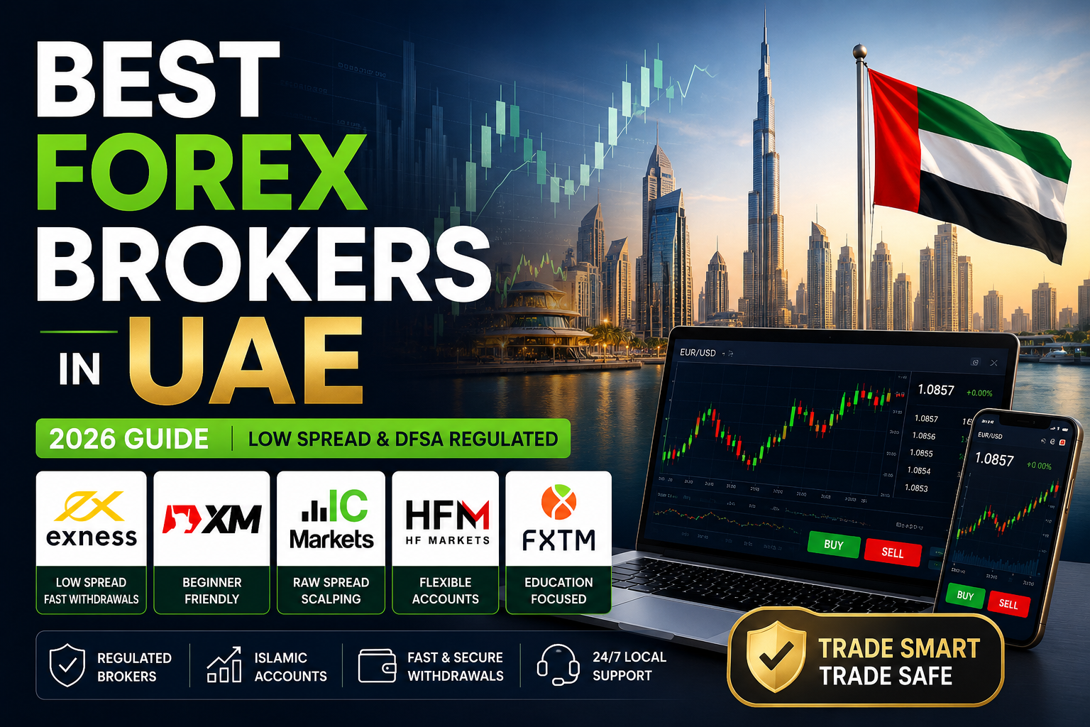Best Forex Brokers UAE 2026