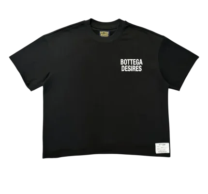 “Bottega Desires black oversized graphic tee