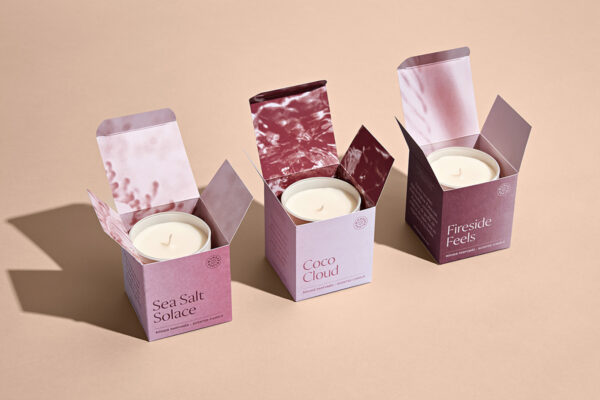 Custom candle packaging