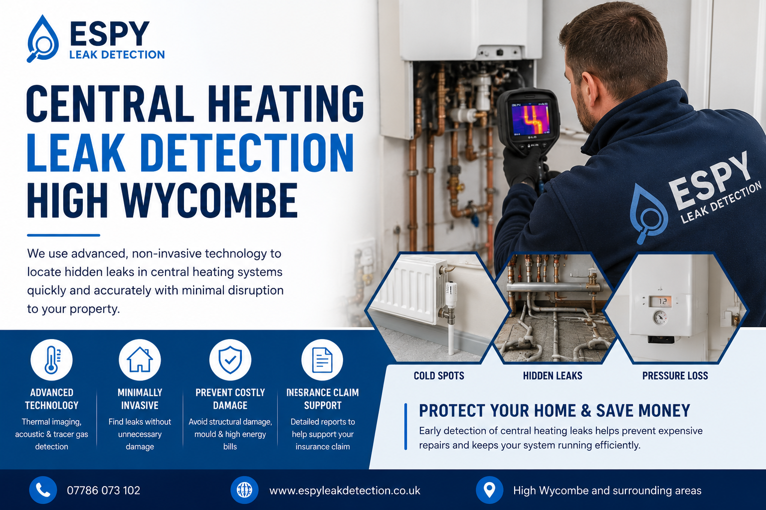Central Heating Leak Detection High Wycombe