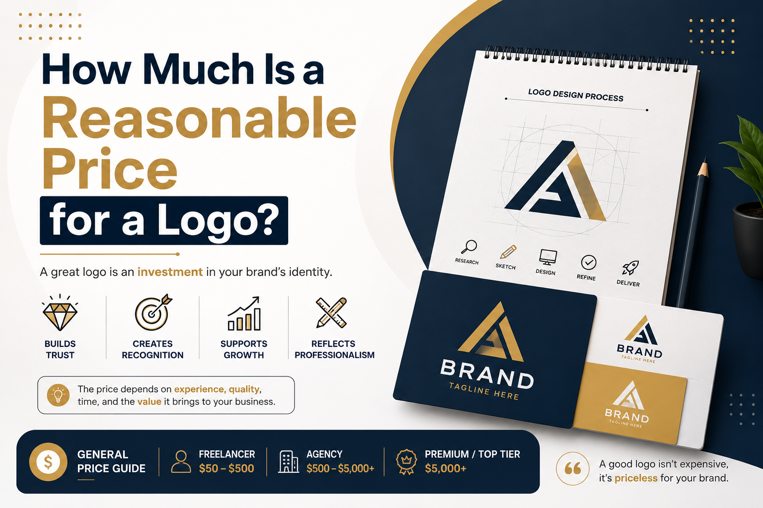 How Much Is a Reasonable Price for a Logo?