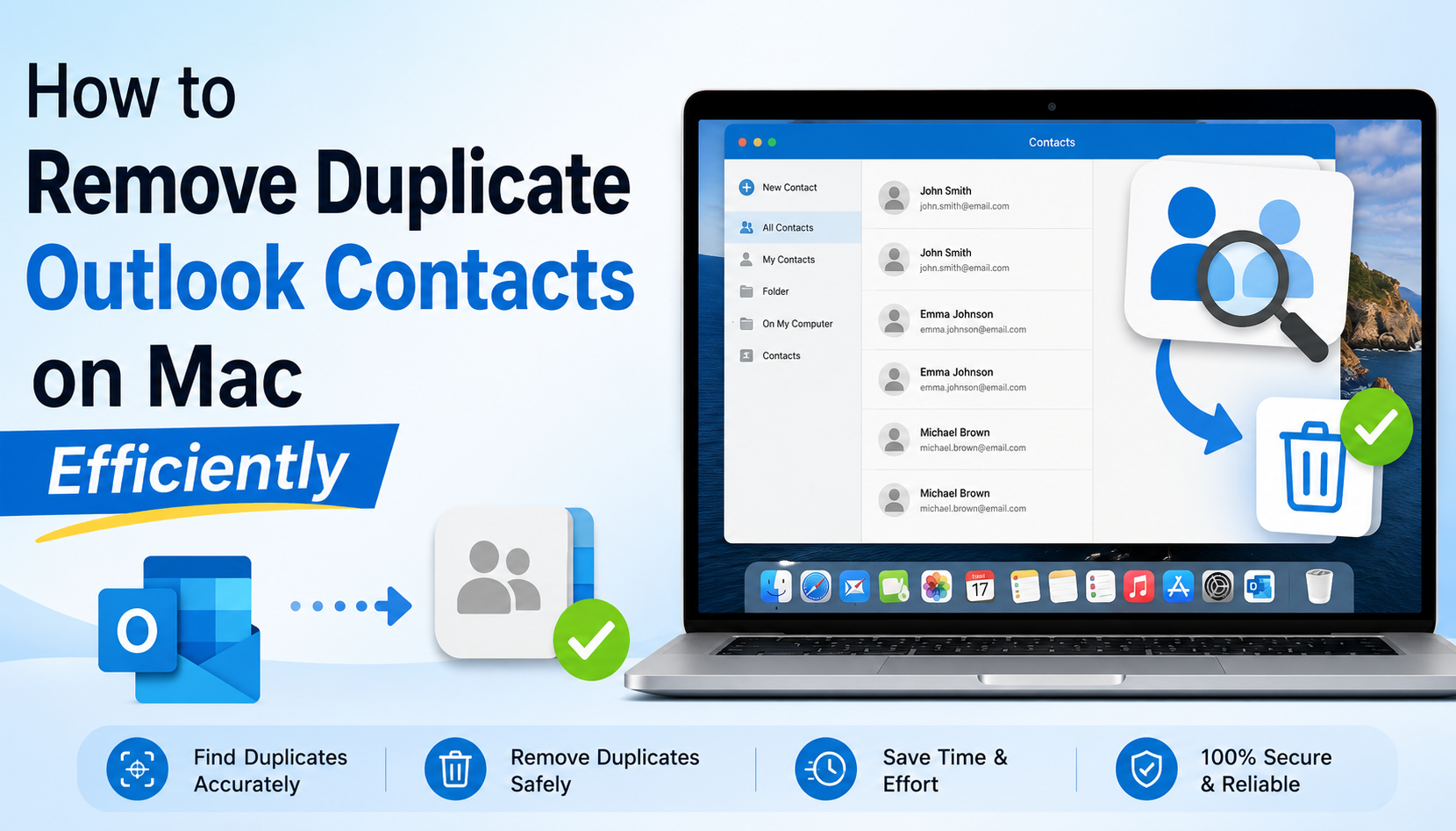 Remove Duplicate Contacts in Outlook for Mac
