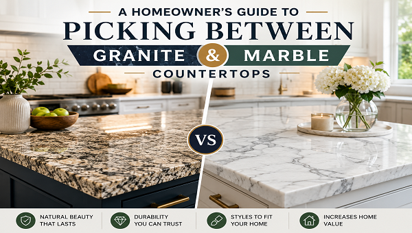 Choosing between granite and marble countertops keystone grantie oh