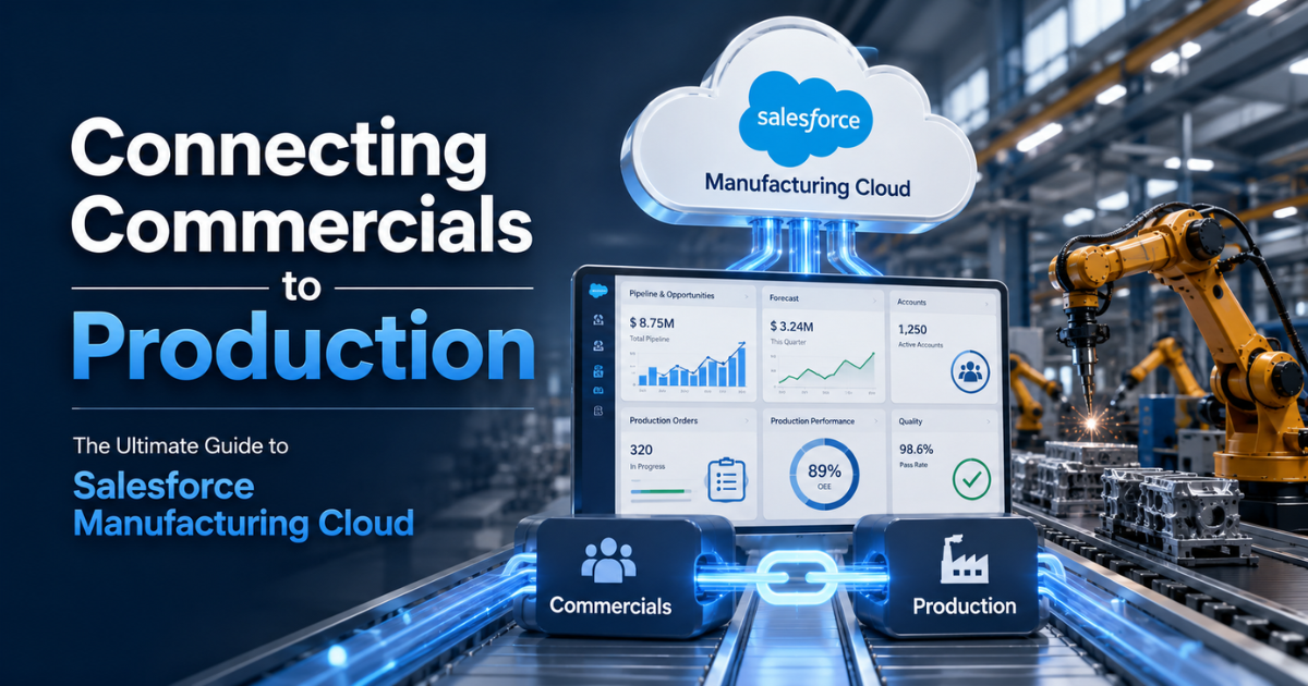 Connecting Commercials to Production The Ultimate Guide to Salesforce Manufacturing Cloud