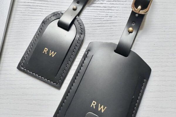 Custom leather tags
