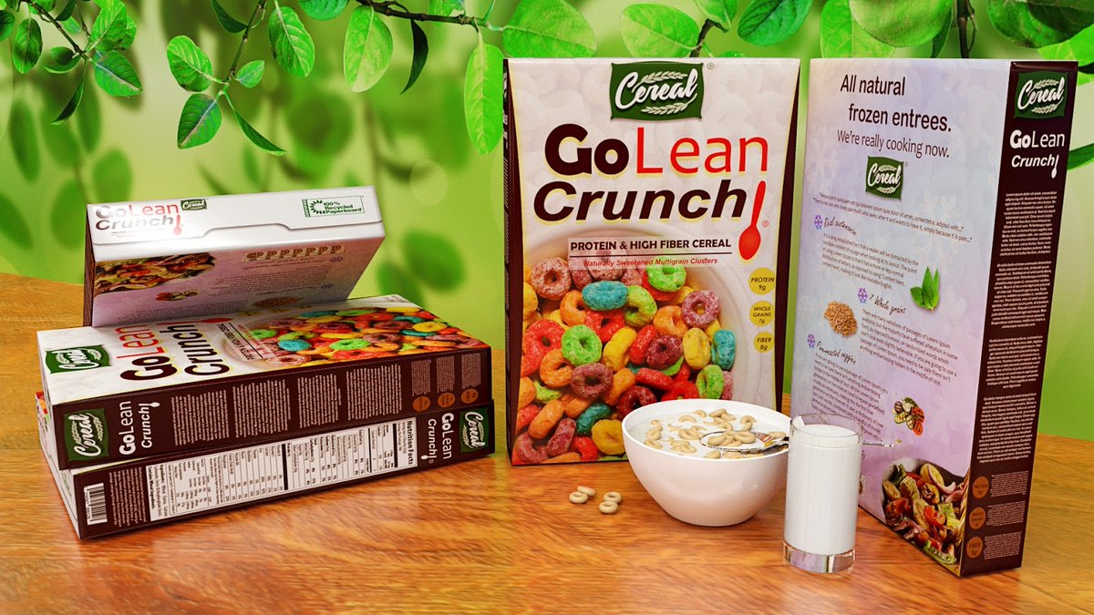 custom printed cereal boxes