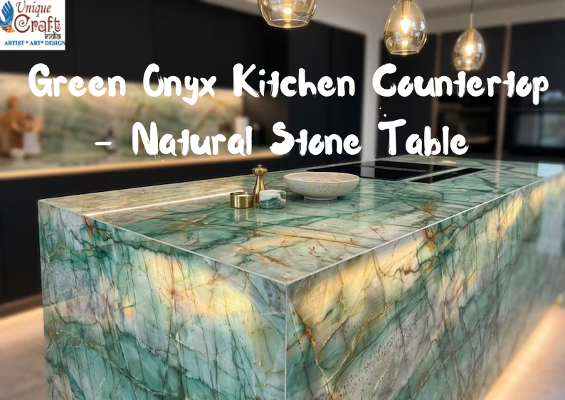 Green Onyx Kitchen Countertop