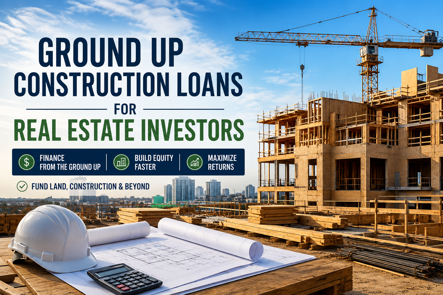 Ground Up Construction Loans for Real Estate Investors