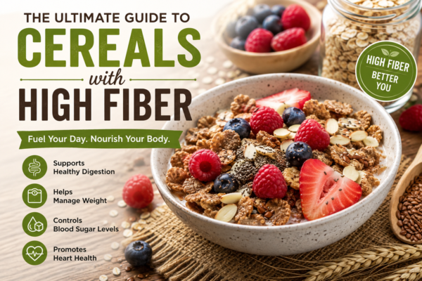 High-fiber cereal for a healthy start