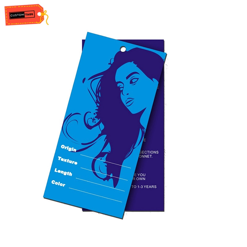 Custom hair serum tags