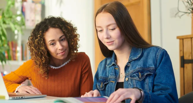 Math Tutor Orange County student learning algebra through personalized online tutoring sessions