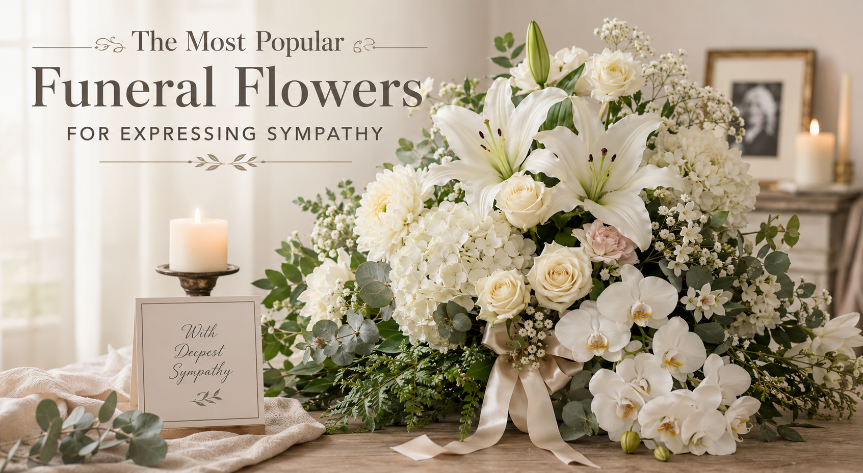 The Most Popular Funeral Flowers for Expressing Sympathy