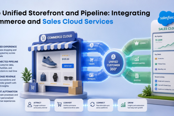 The Unified Storefront and Pipeline Integrating Commerce and Sales Cloud Services