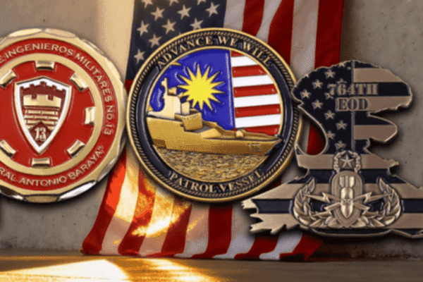 custom military challenge coin