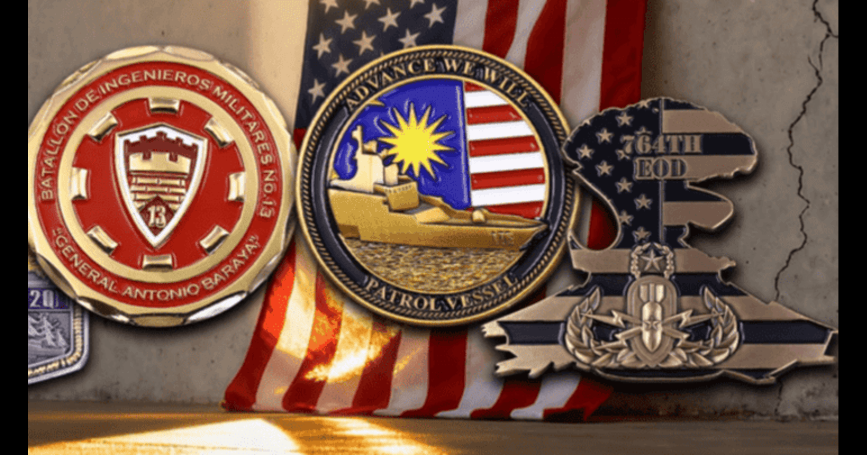 custom military challenge coin