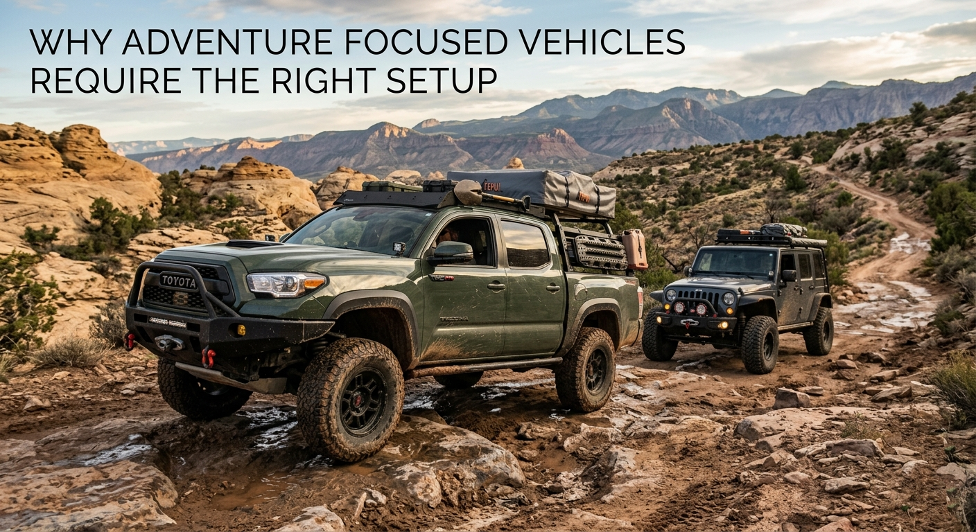 Why Adventure Focused Vehicles Require the Right Setup