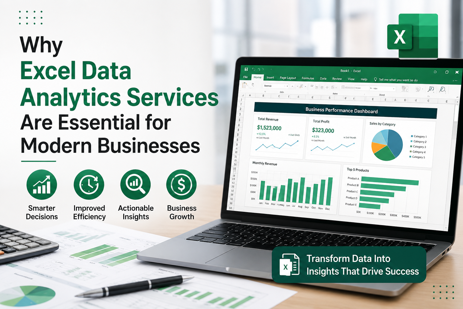 Why Excel Data Analytics Services Are Essential for Modern Businesses