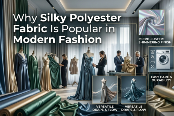 Why Silky Polyester Fabric Is Popular in Modern Fashion