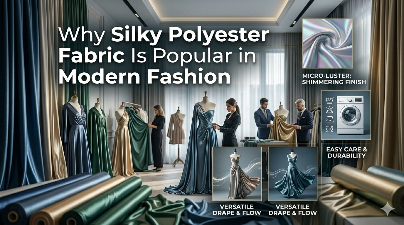 Why Silky Polyester Fabric Is Popular in Modern Fashion