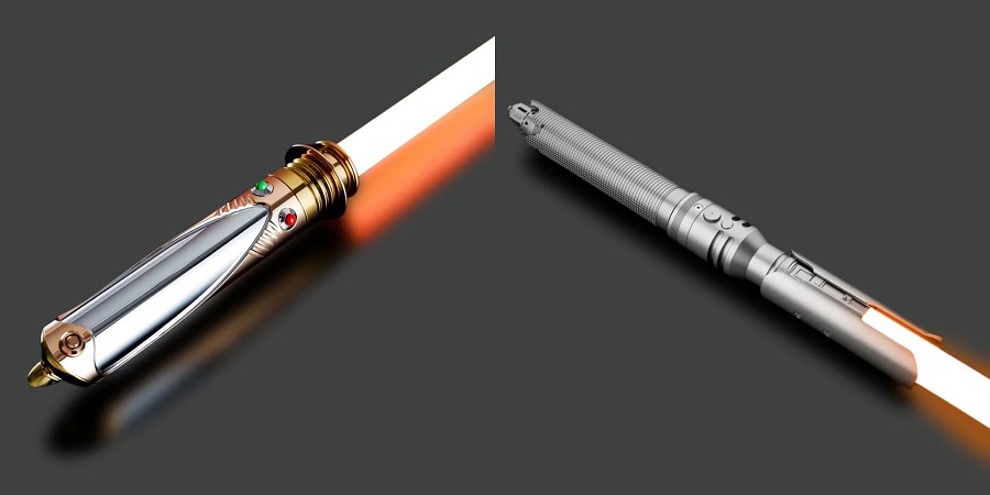 custom yellow lightsaber