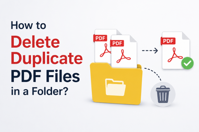 delete duplicate pdf files
