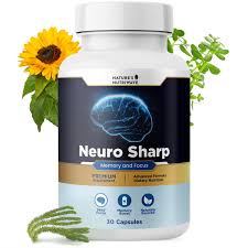 Neuro Sharp brain wellness supplement supporting focus, memory, mental clarity, and cognitive performance naturally.
