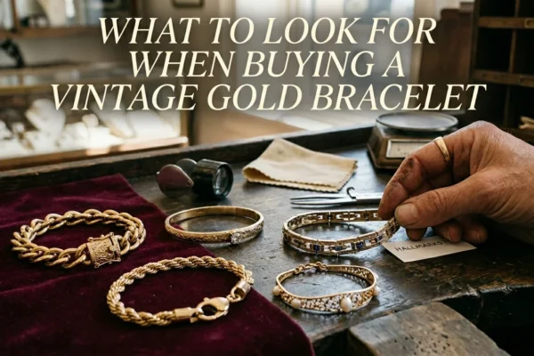 What to Look for When Buying a Vintage Gold Bracelet