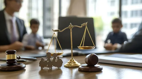 A judge giving a decision in a courtroom during a legal hearing