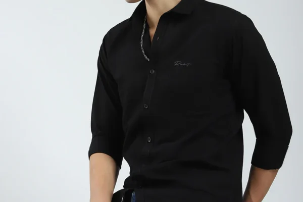 black shirt for men