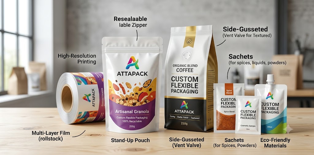 The Ultimate Guide to Custom Flexible Packaging for Modern Brand Success