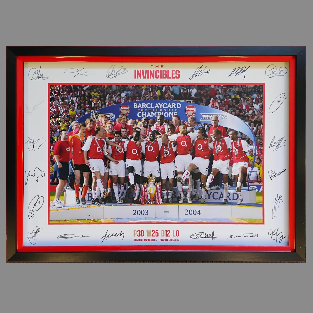Arsenal signed memorabilia