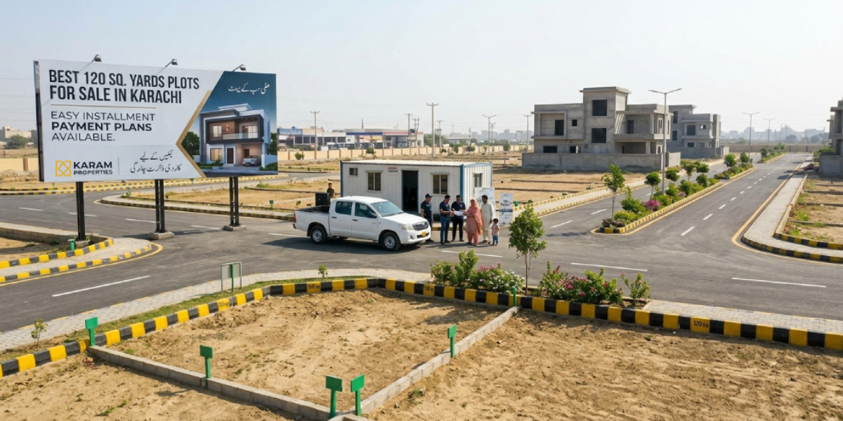 Best 120 Sq. Yards Plots for Sale in Karachi with Easy Payment Plan
