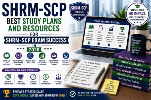 Best Study Plans and Resources for SHRM-SCP Exam