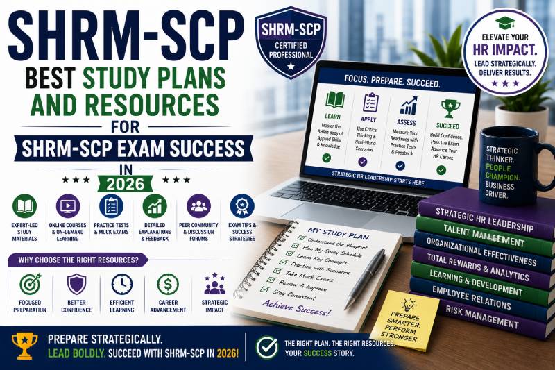 Best Study Plans and Resources for SHRM-SCP Exam