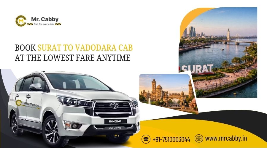 Surat to Vadodara Cab