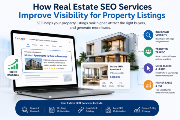 How Real Estate SEO Services Improve Visibility for Property Listings