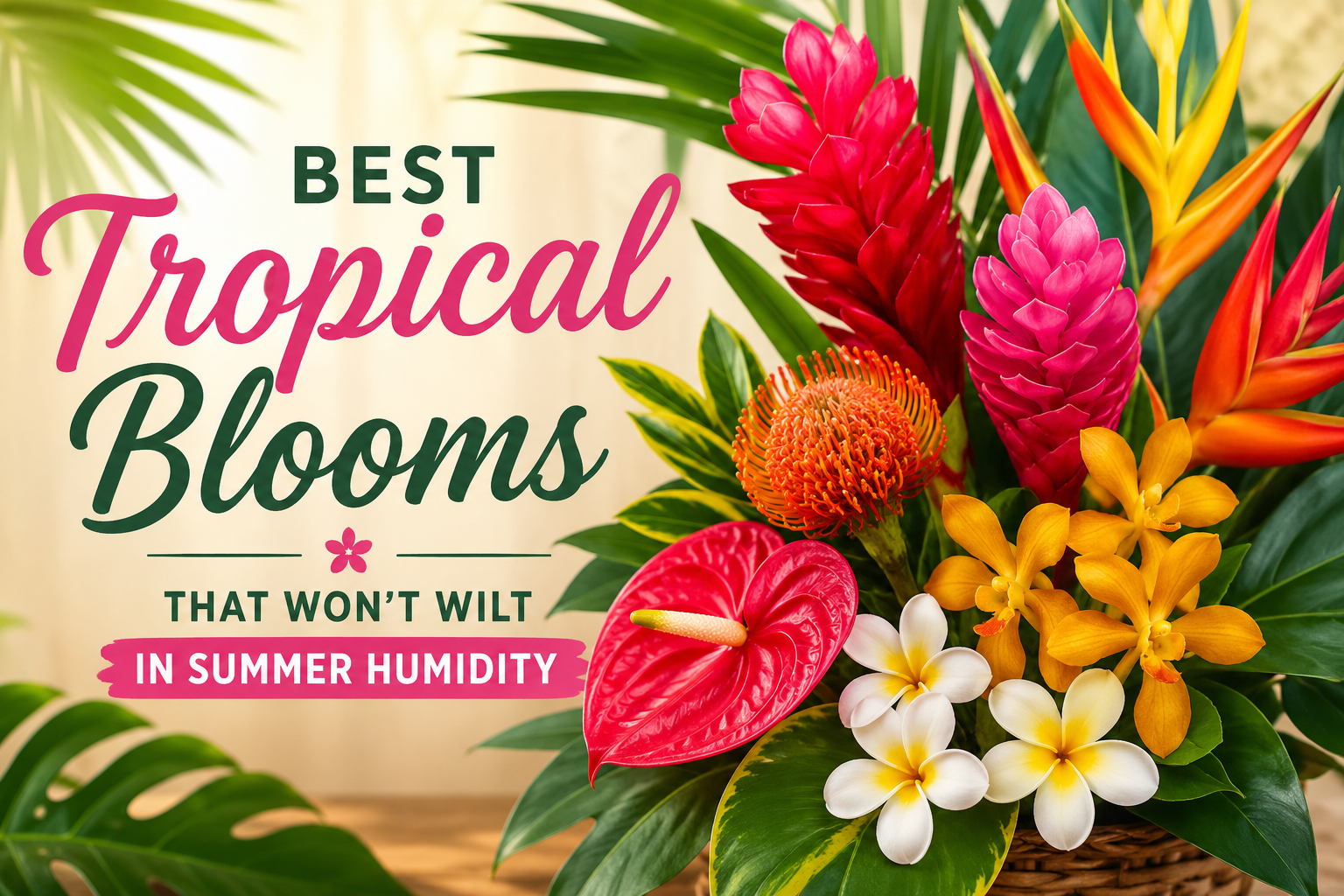 Best Tropical Blooms That Won't Wilt in Summer Humidity