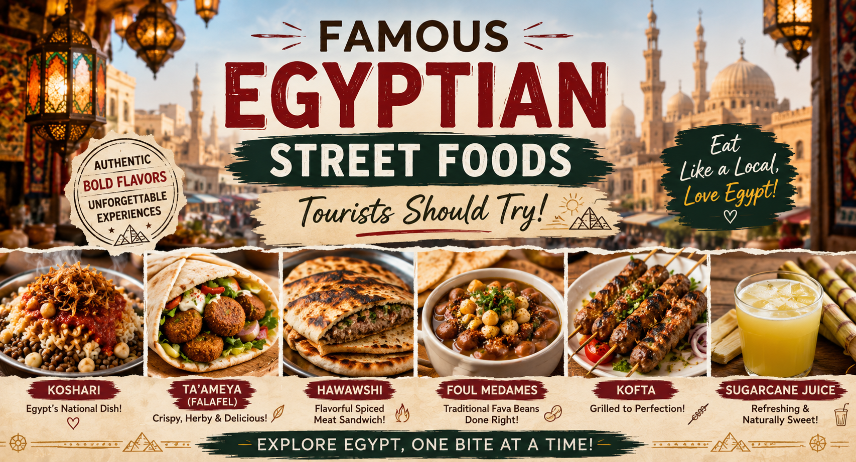 The Ultimate Egyptian Street Food Guide: What to Eat and Where to Find It