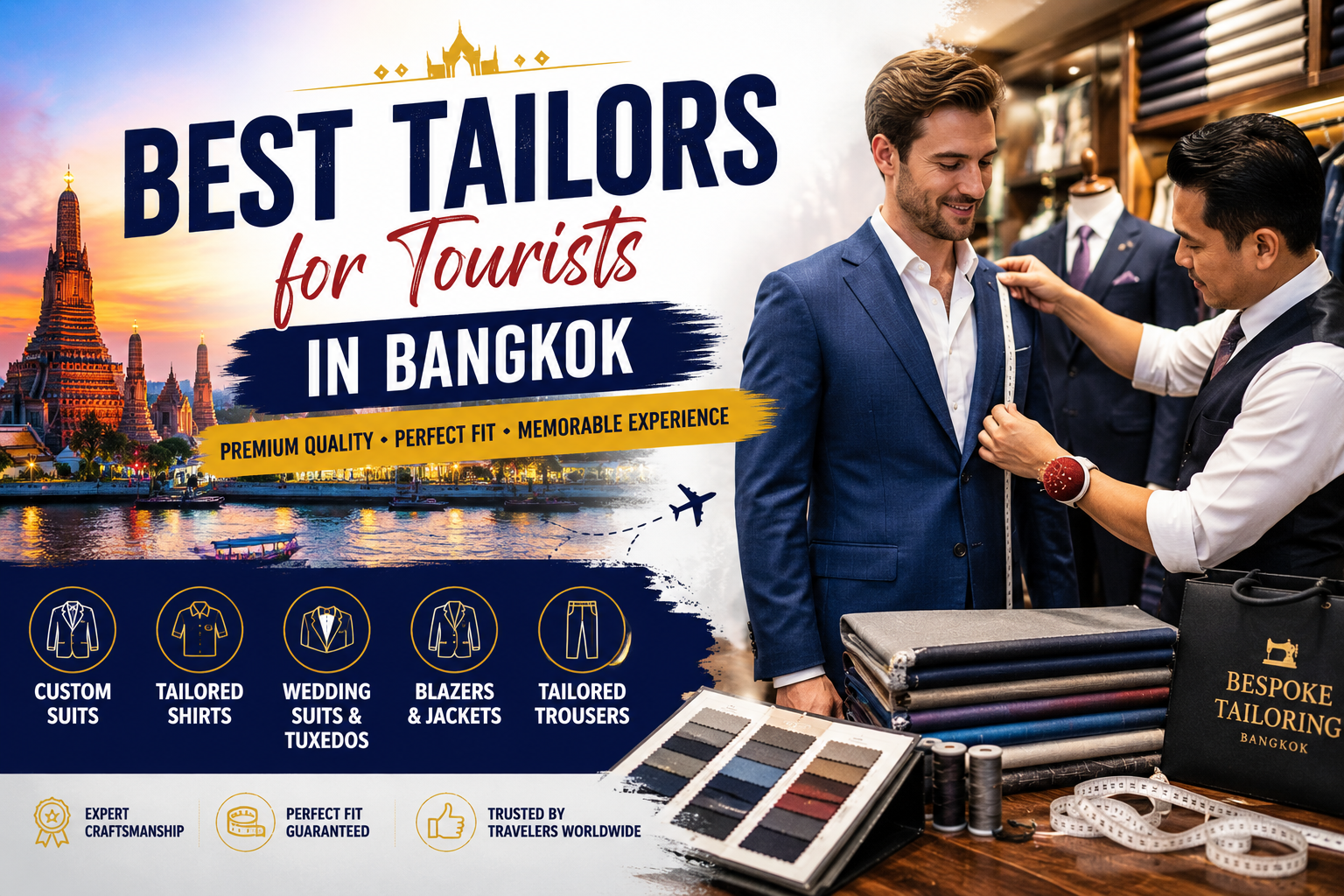 10 Best Tailors for Tourists in Bangkok, Thailand