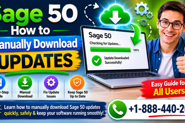 sage 50 how to manually download updates