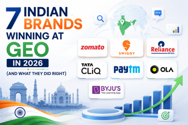 7 Indian Brands Winning at GEO in 2026
